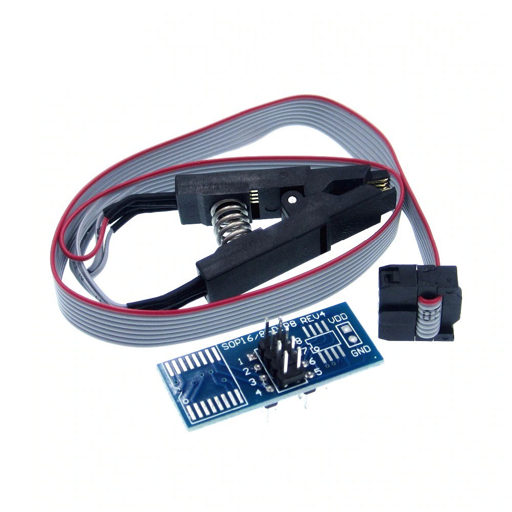 Alicate Pinça Garra Jacaré Soic Soic8 Clip Para Ch341a Tl866