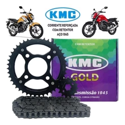 Kit Relacao Tração Transmissão Cg Titan Fan 160 2016 2017 2018 A 2026 Com Retentor Original Kmc