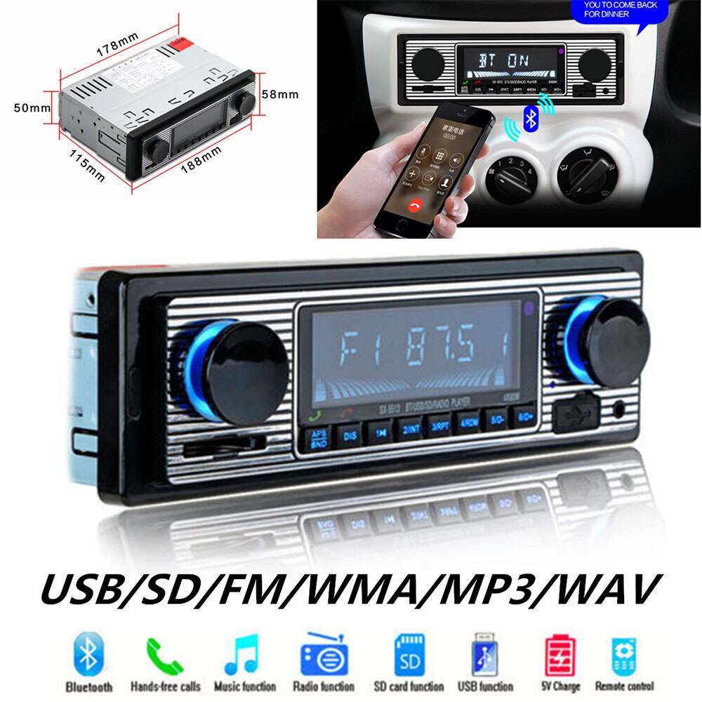 rotes Datum Wird besorgt Glas radio automotivo retro usb Transfusion