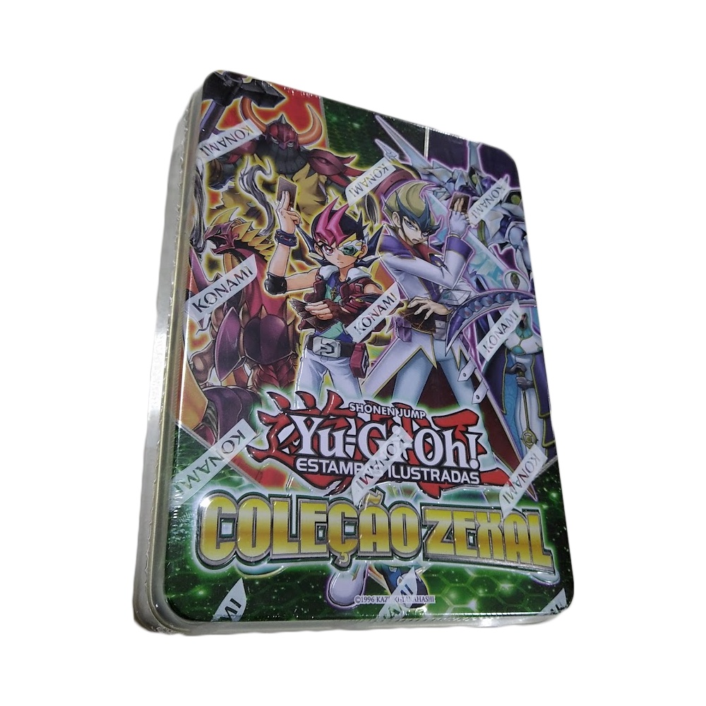 Lata YuGiOh! Coleção Zexal Cards Yugioh Cartas Konami
