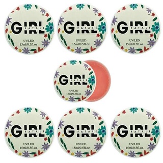 Gel Girl Fatale LED UV 15ml Unhas Original Clear Nude Pink Alongamento Acrigel em Oferta na Shopee