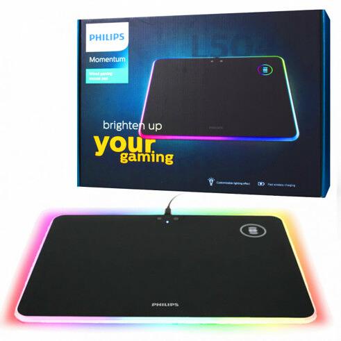 Mouse Pad Philips Spl7504 350mm X 250mm Preto