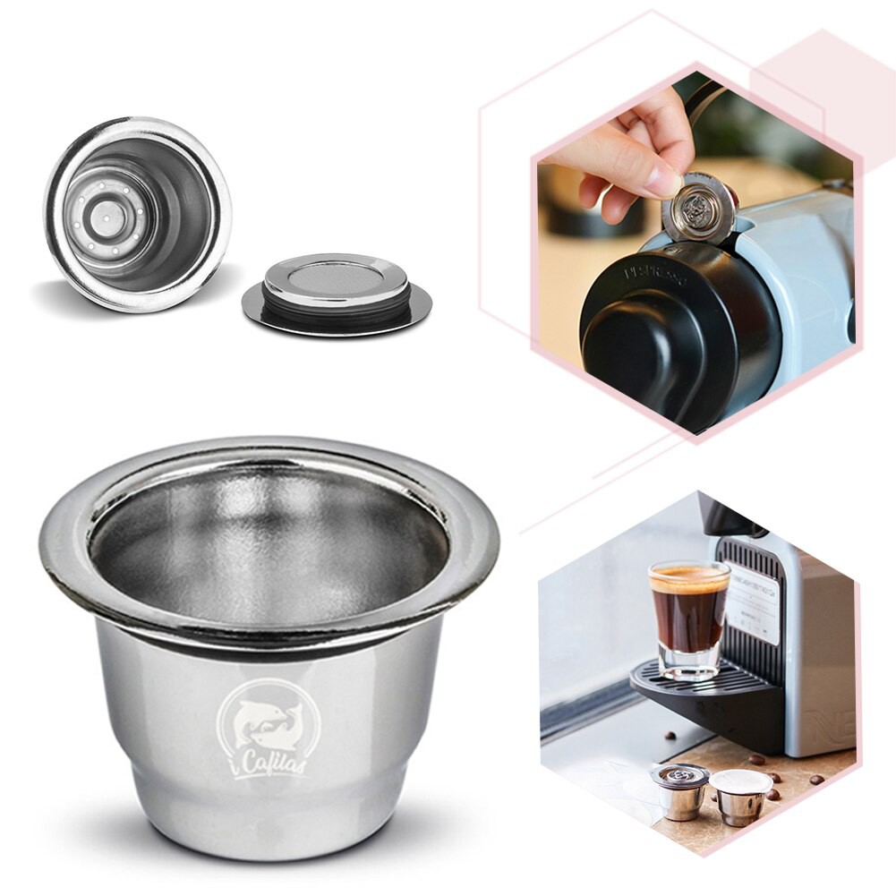 Cápsula Reutilizável Inox Nespresso Creme Escorrega o Preço