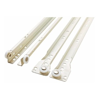 Corrediça Comum Branca Para Gavetas 45cm 01 Par em Oferta na Shopee