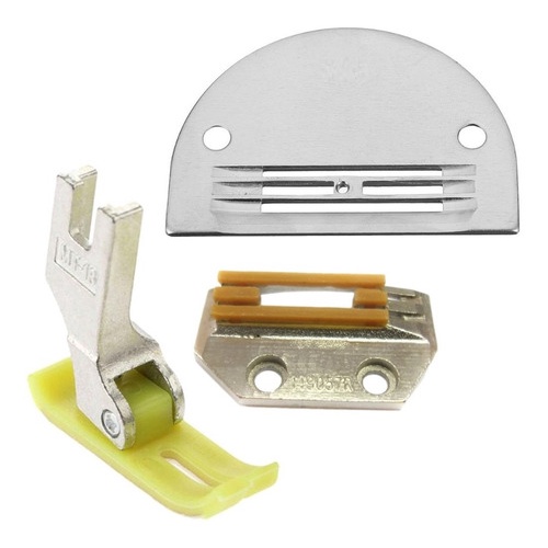 Dente Emborrachado + Calcador Teflon + Chapa Reta Industrial