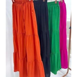 Saia Longa 3 Maria Babados PLUS SIZE do P até G3 veste do 38 até 54 em Oferta na Shopee