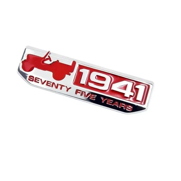 Emblema 1941 Jeep Renegade Compass Wrangler Willys Traseira