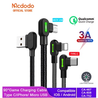 Mcdodo cabo Type C Micro usb IOS de carregamento rápido For android / IOS em Oferta na Shopee