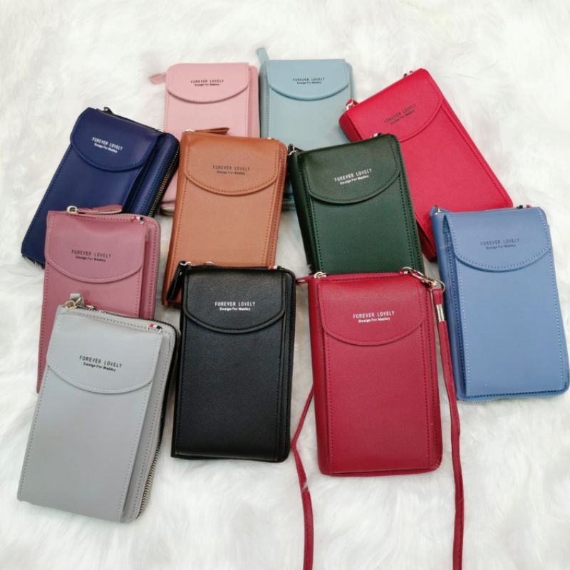 bolsa feminina transversal crossbody passeio pequena carteira documento cartão FOREVER LOVELT promoção em Oferta na Shopee