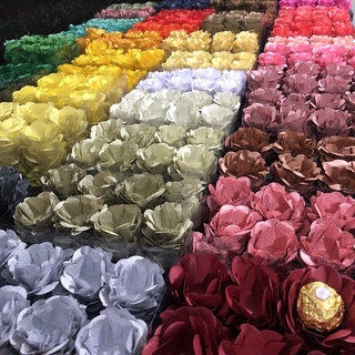 40~160 Forminhas Para Doces Finos de Casamentos e Aniversário 50 Cores Diferentes Mod. Style (CHOCO)