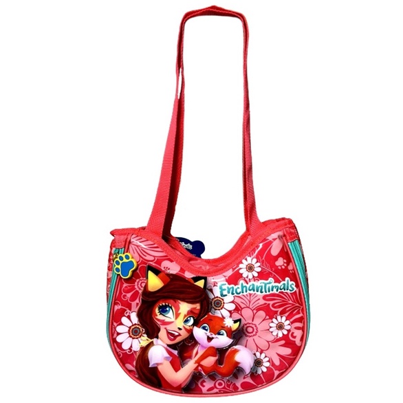 Lancheira Escolar Térmica Infantil Enchantimals Felicity Fox E Raposa - Licenciado Mattel - Luxcel