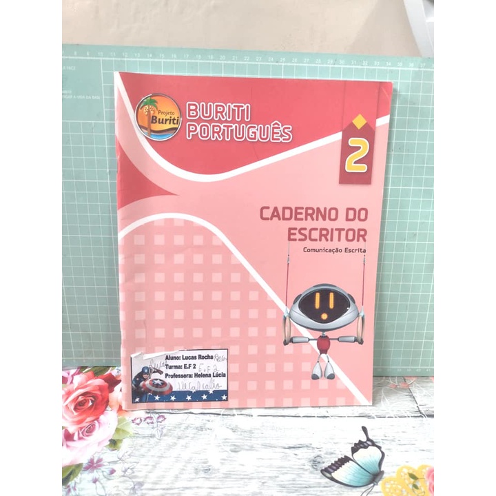 Buriti Português 2 Caderno Do Escritor 3ª Edição Moderna comunicação escrita fundamental livro