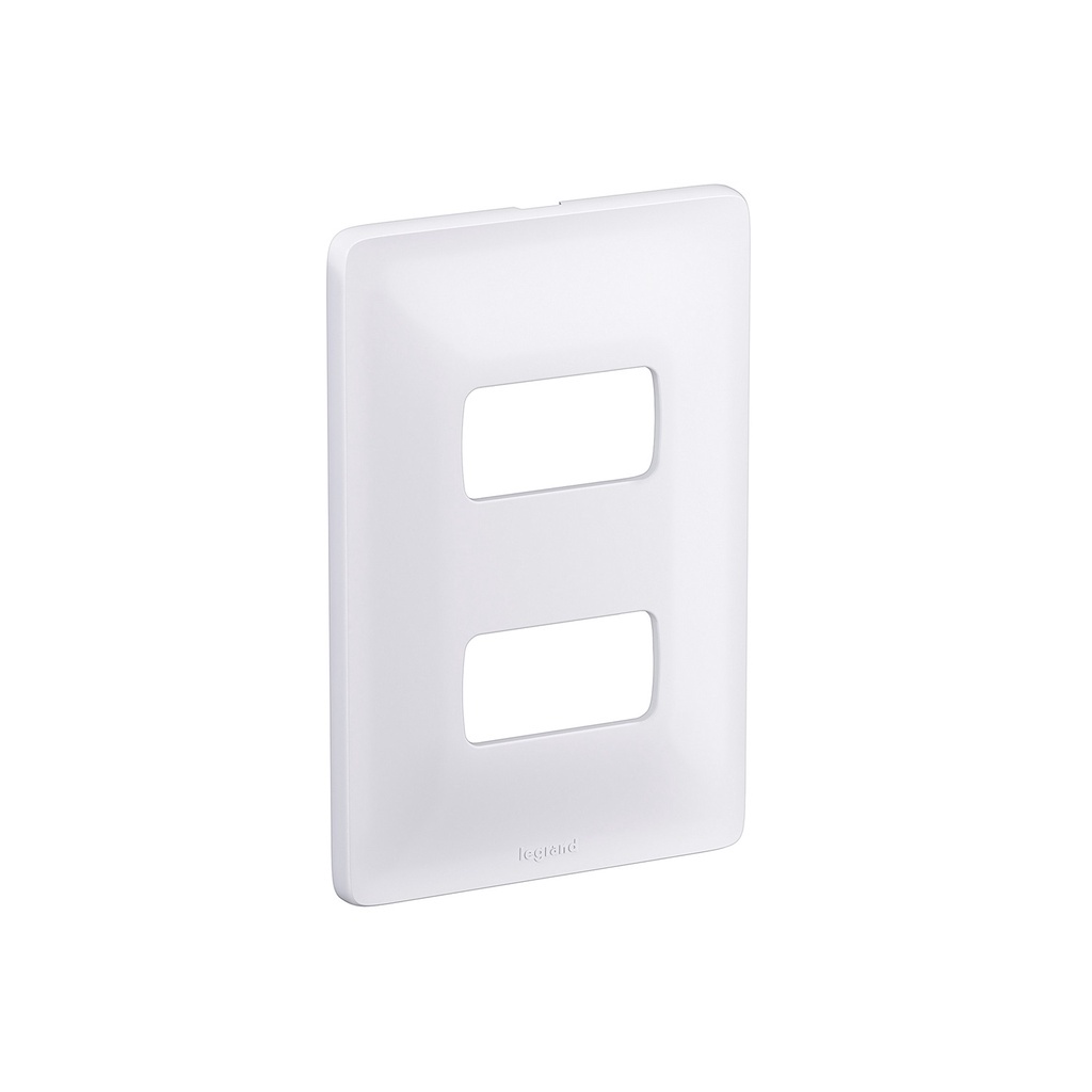 Placa 4x2 2 Módulos Com Suporte Branca 680182 Pial Zeffia