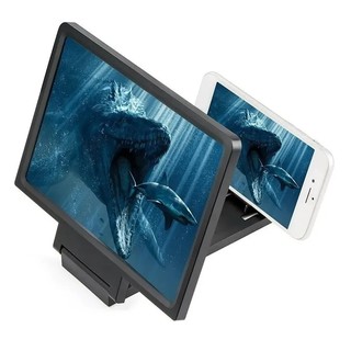 Lente De Aumento Tela 3d Suporte Ampliadora Zoom Celular F1