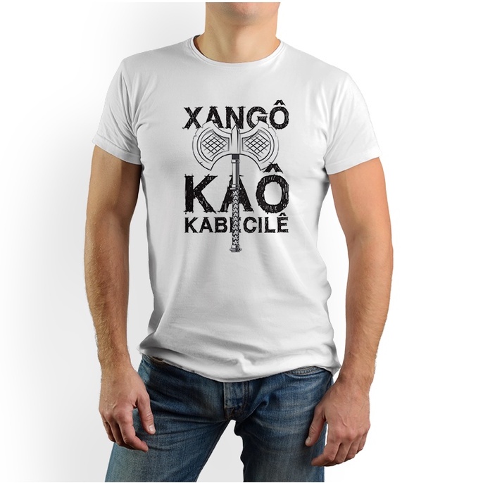 Camiseta Umbanda Orixá Xangô Kaô Kabecile - Ca214