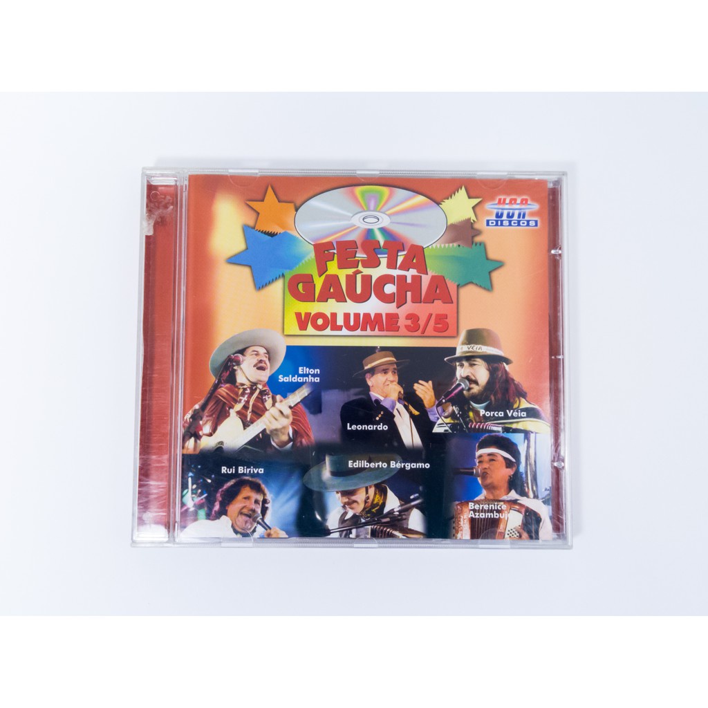 Cd Festa Gaúcha Volume 3/5 Elton Saldanha Leonardo Porca Rui