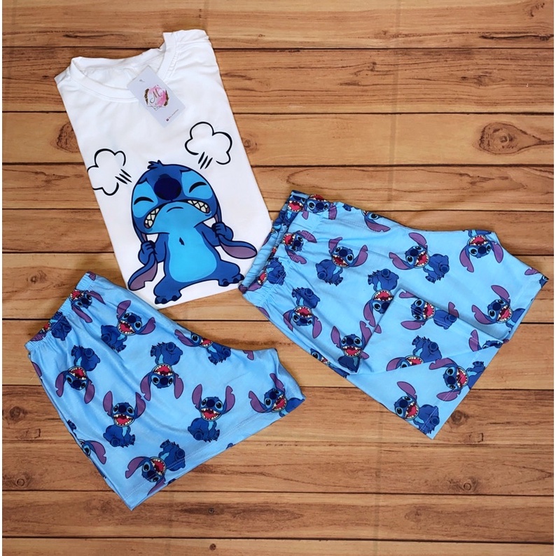 pijama casal lilo stitch TAM único