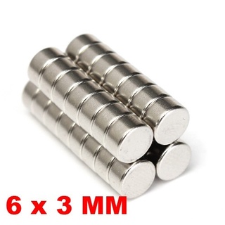 Ima De Neodímio Dico 6mm X 3mm 25 Peças 6x3 Mm 6 X 3 Mm - SP em Oferta na Shopee