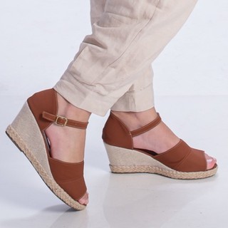 Sandalia Anabela Macerata Espadrille Feminino Corda