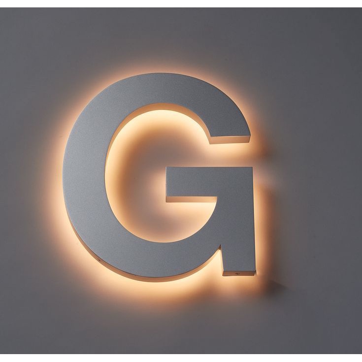 Letreiro luminoso, letras caixas com led
