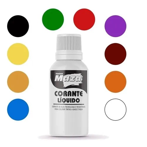 Corante Líquido Maza Cores Diversas Bisnaga -50ml em Oferta na Shopee