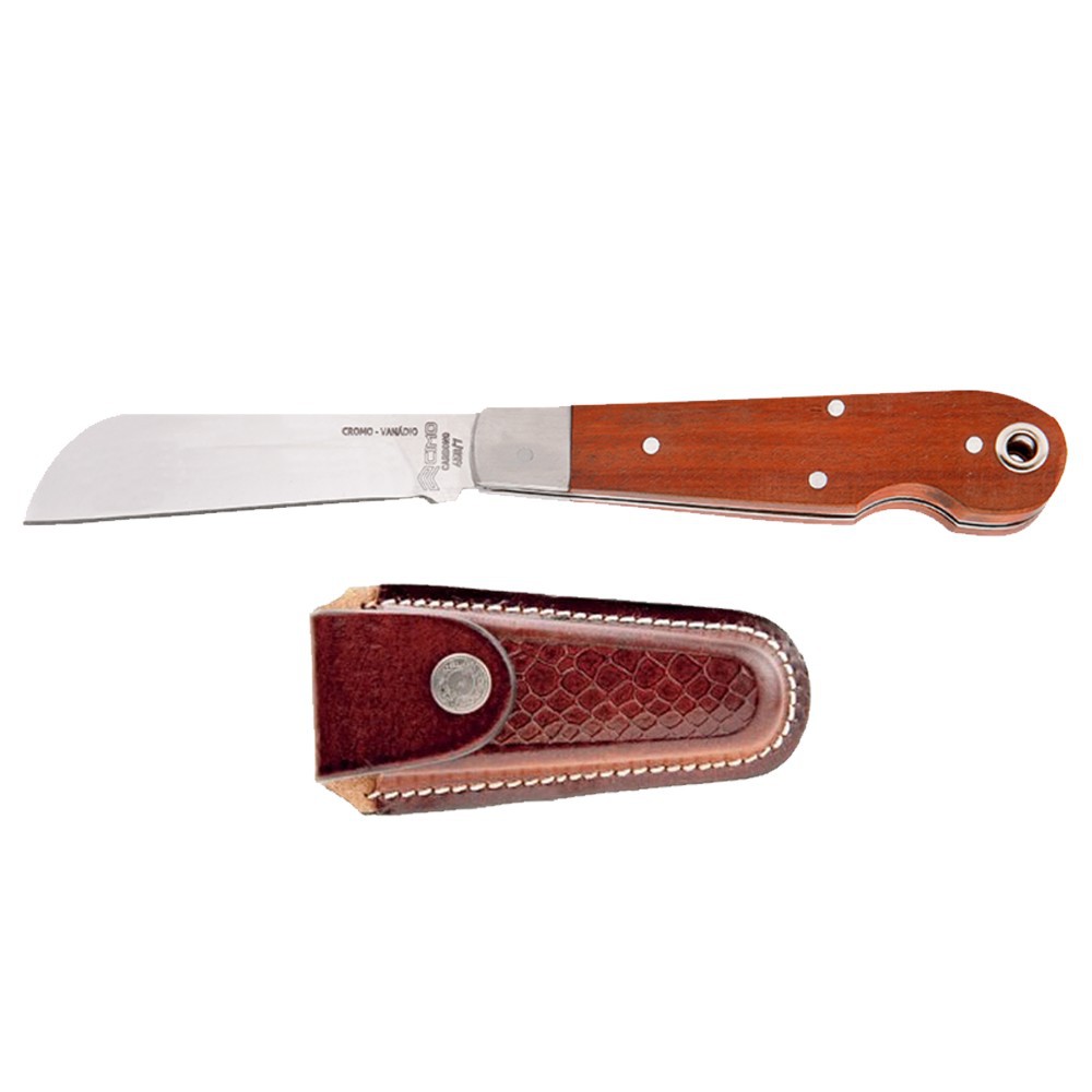 Canivete Aço Carbono Cabo Madeira 450/7 C C/b Cimo