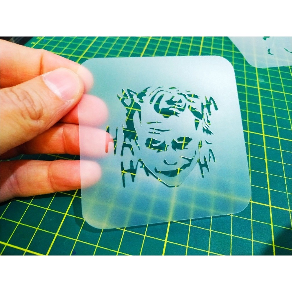 Kit Stencils Pequenos para Barbearia e outras Pinturas e aerografias em Oferta na Shopee