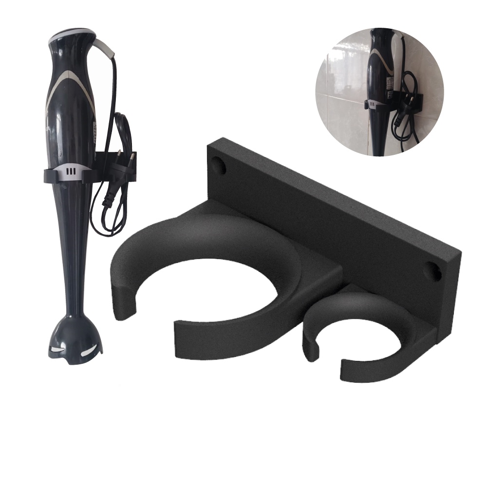 Suporte para Mixer Universal c/ Parafusos Preto