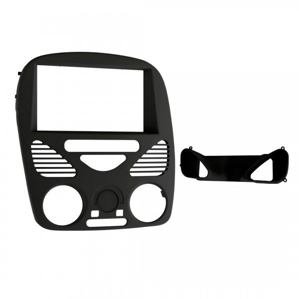 Moldura 2 Din Palio G2, Siena Fire, Strada 1.4 Fire s/ Ar 02/14 - Fiamon - Preto Fosco em Oferta na Shopee