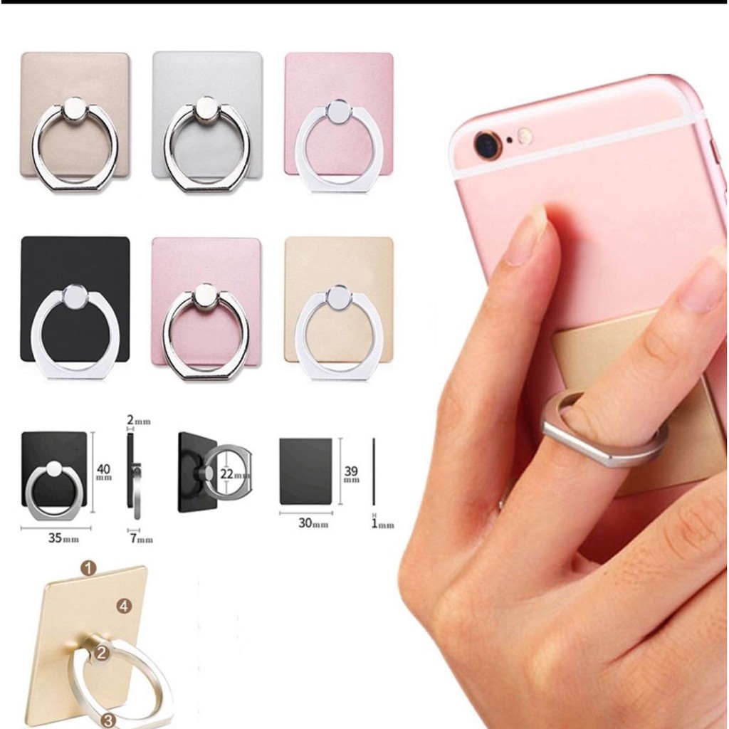 Suporte Anel Ring Com Hook Para Smartphone Anti Furto Celular Tablet