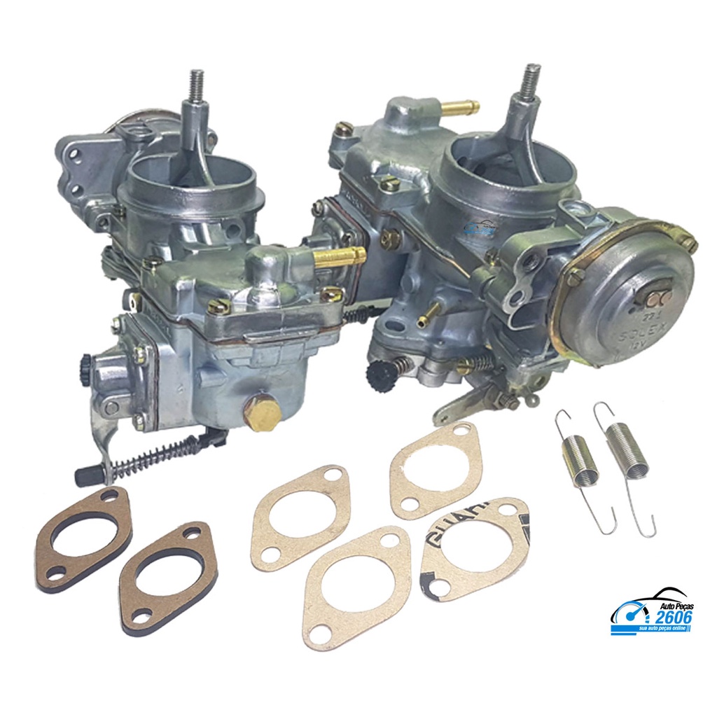 Carburador Solex 32 PDSI Fusca 75 a 86 Brasilia 75 a 82 Kombi 78 a 83 ...