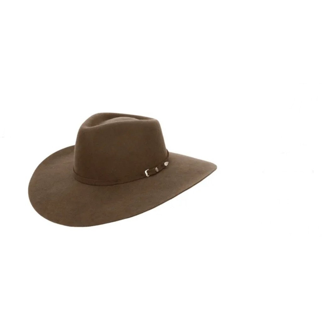 Chapéu Aba 10 Pralana Bandinha Lisa Café Gustavo Lima Country feltro lã