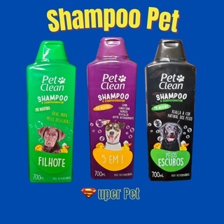 Shampoo e Condicionador para Cão Cachorro e Gato Ph Neutro 700 ml - Pet Clean