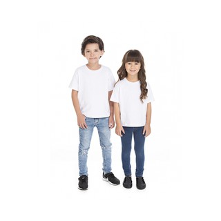Camiseta infantil 100% algodão em fio 30 de alta qualidade direto de fábrica