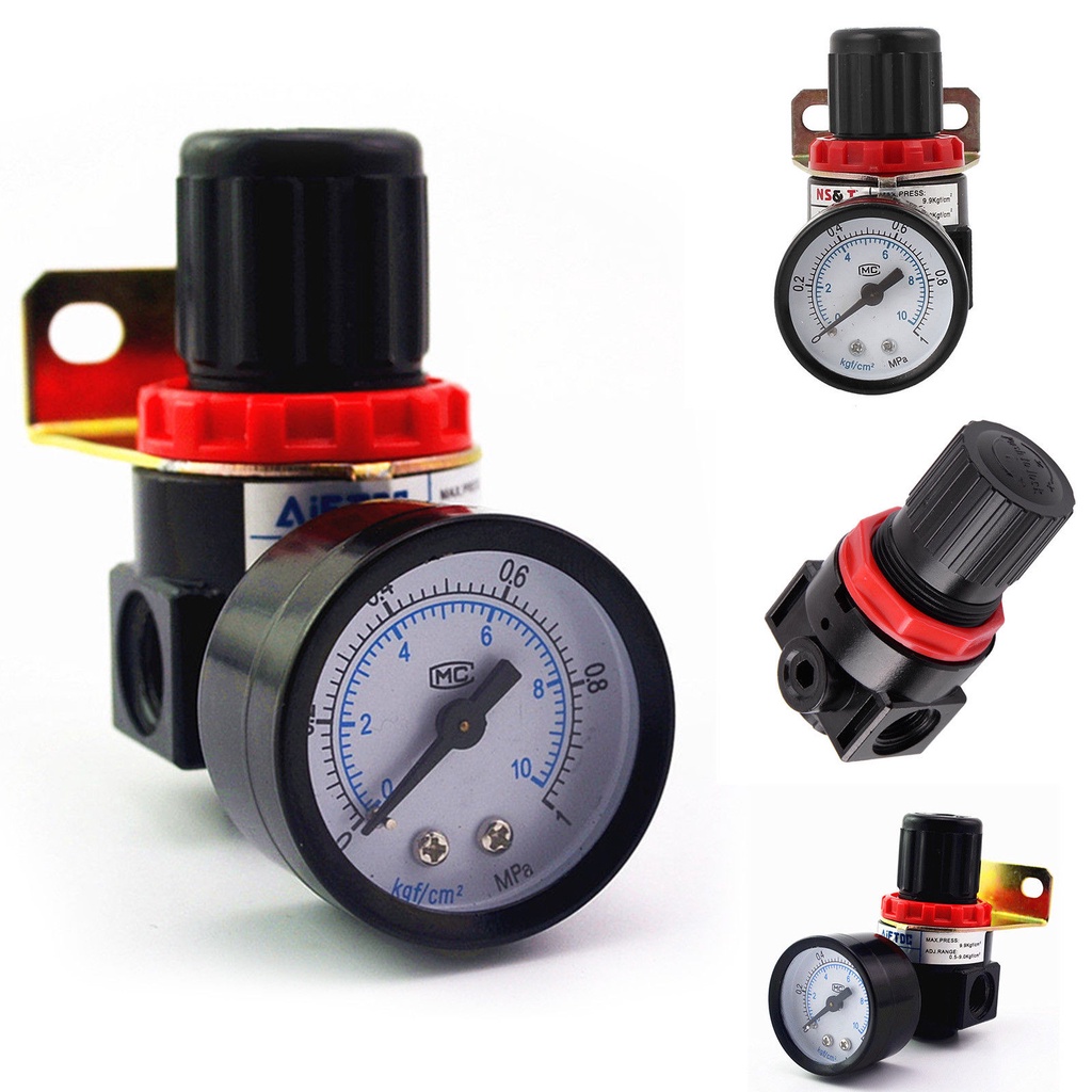Regulador de Pressão para Compressor Com Manômetro 1/4 AR2000