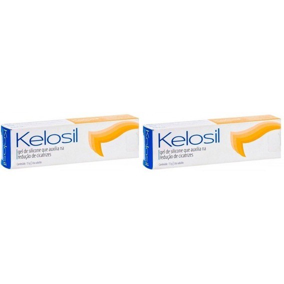 Kit 2x Kelosil 15g Reduz Cicatrizes E Queloides