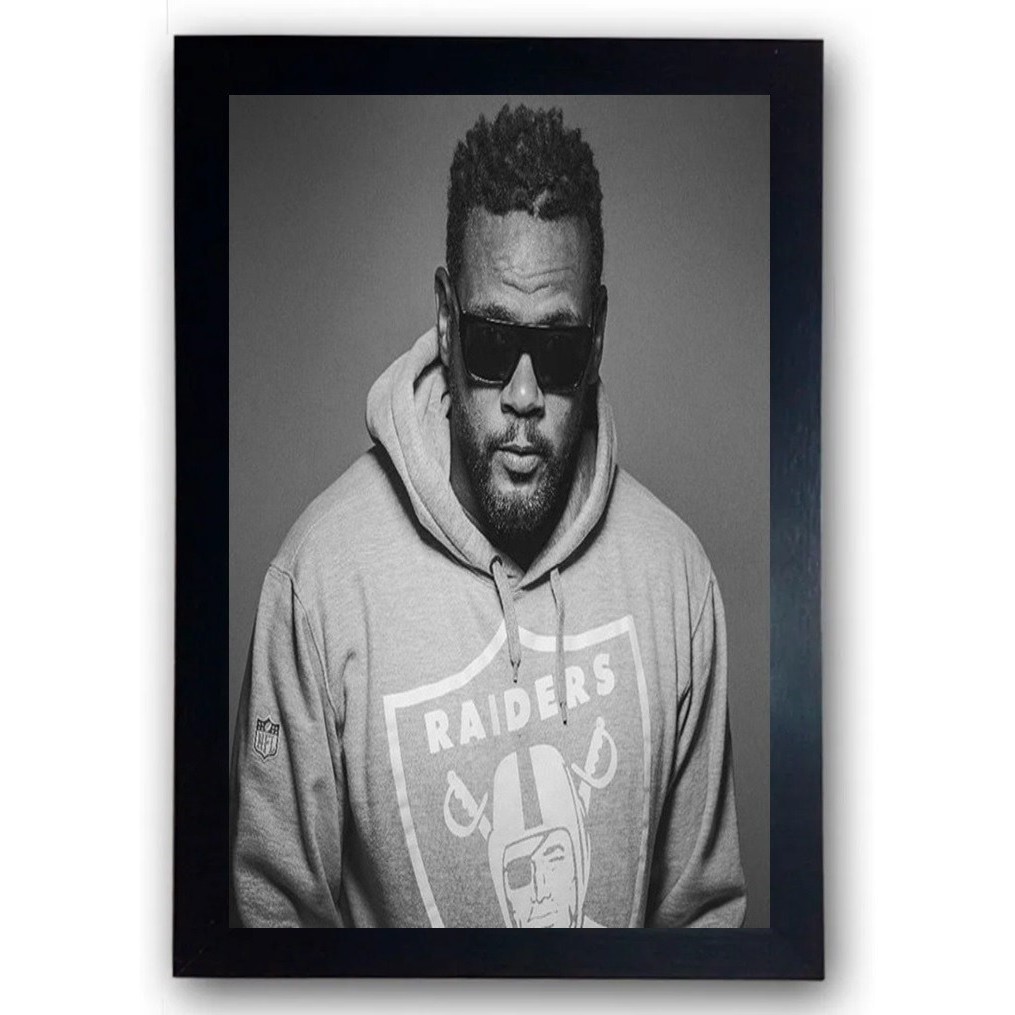 Quadro Racionais Mcs Edi Rock Moldurado Cod1