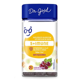 Vitaminas C, D, E, Zinco e Selênio Em Gomas - Dr. Good Fini