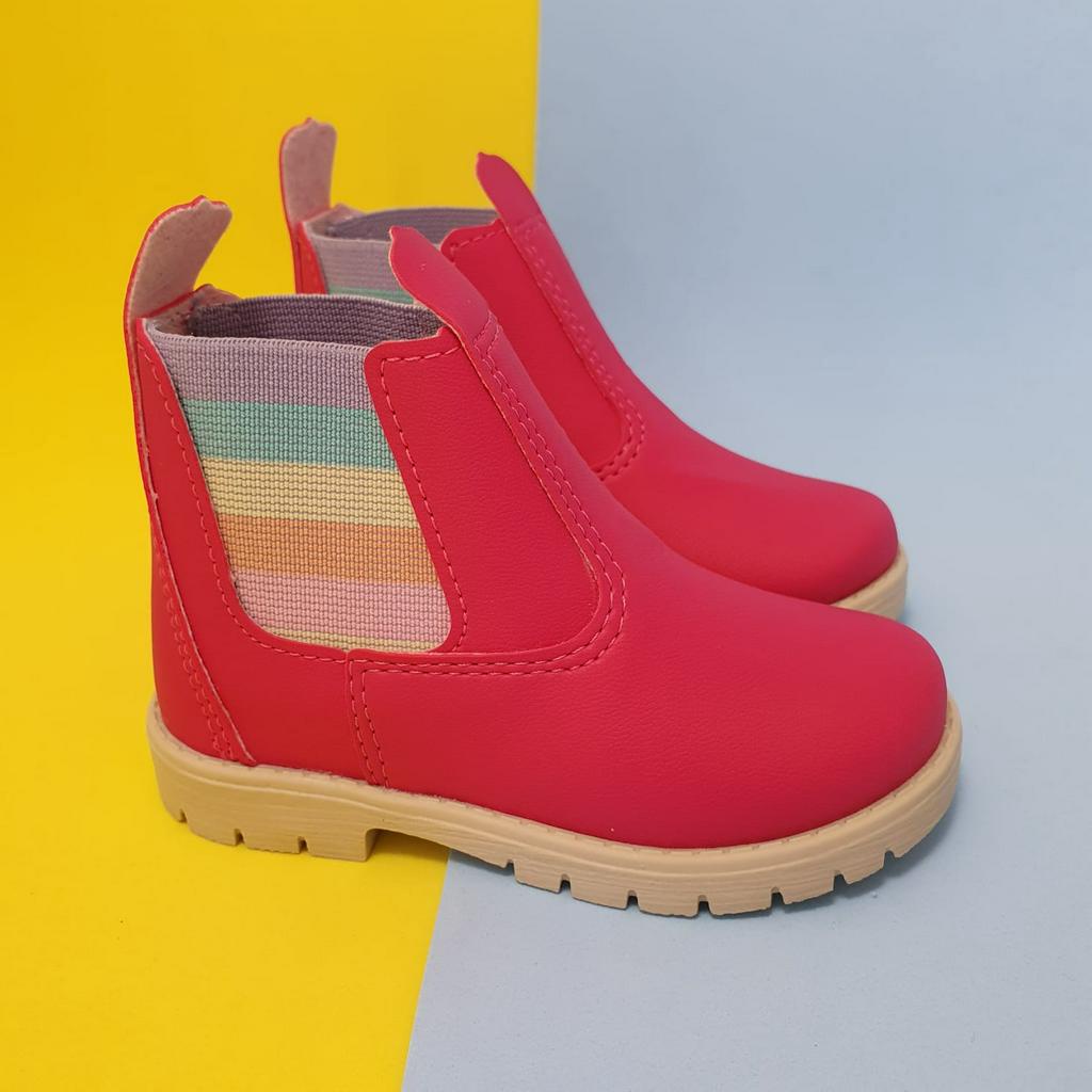 Bota Botina Jeca Feminina Infantil 20 ao 27 Botinha Pink Cowntry