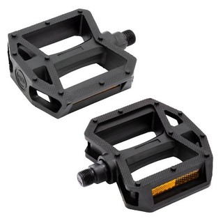 Pedal Bike Plataforma 9/16 Nylon Rosca Grossa C/ Refletor em Oferta na Shopee