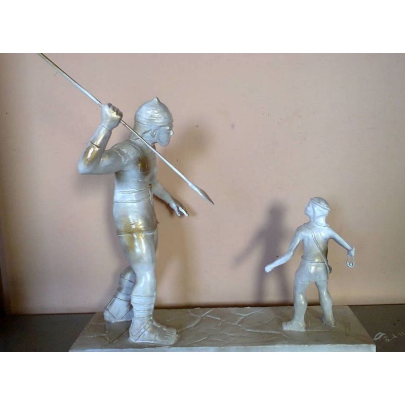 Davi e Golias obra de ARTE biblica , Davi
