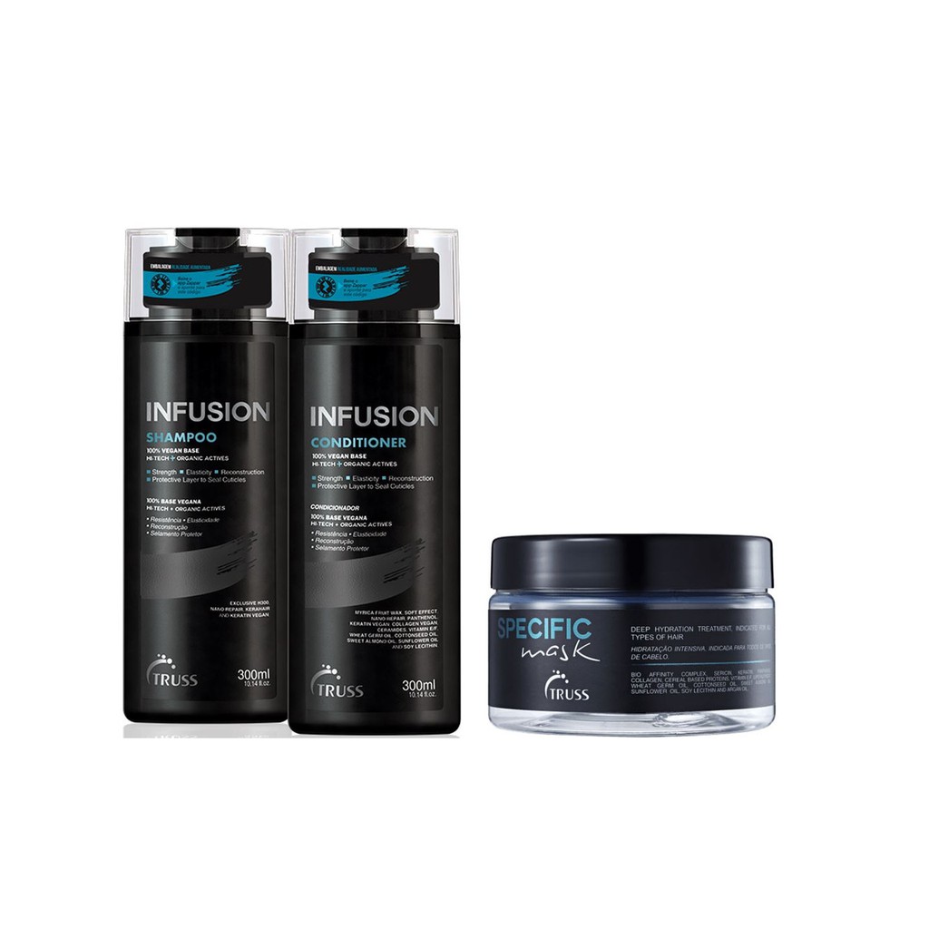 Truss Infusion Shampoo e Condicionador e Máscara Specific