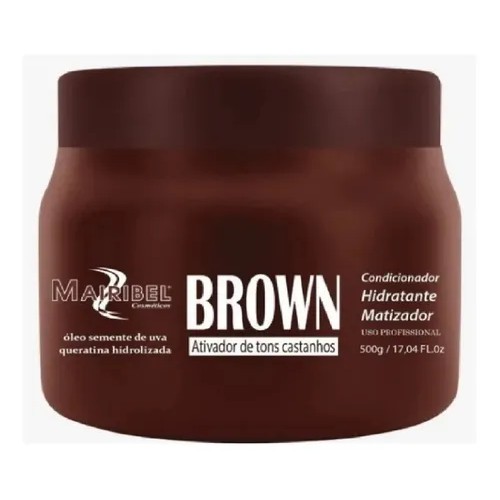 Máscara Brown Marrom Mairibel Matizador Castanho 500g