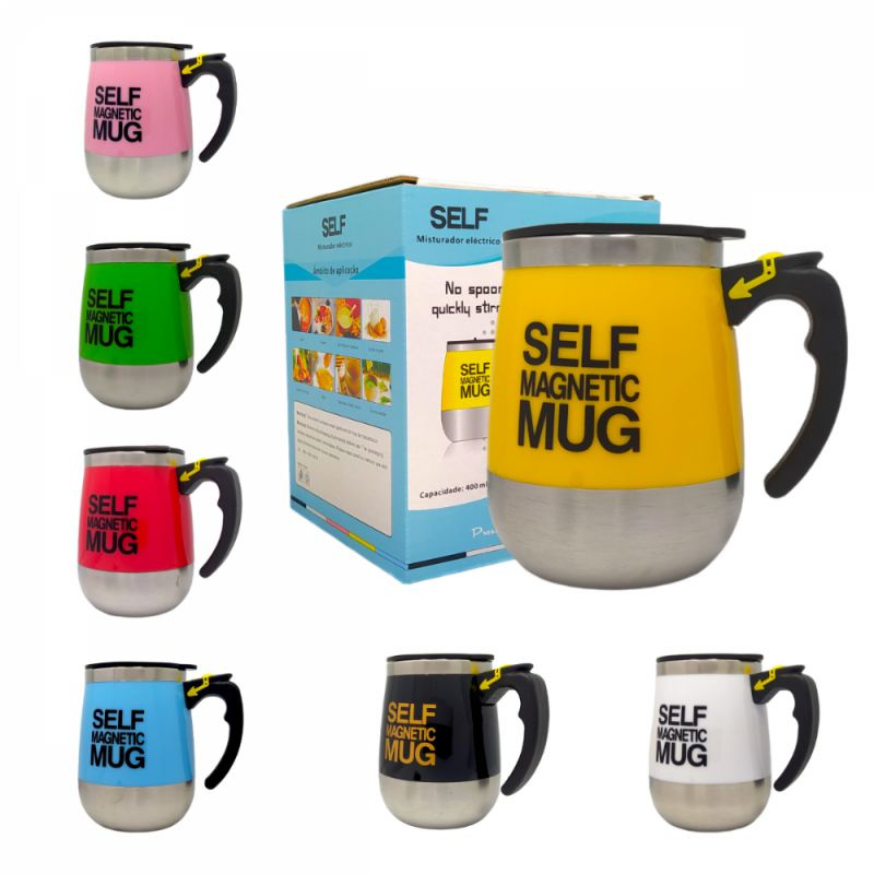Copo mixer recarregavel portátil caneca Elétrica Mixer Automática Magnética Miatura - Recarregável USB