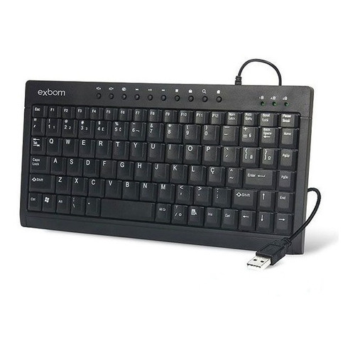 Mini Teclado Multimidia Usb Exbom - Bkm57