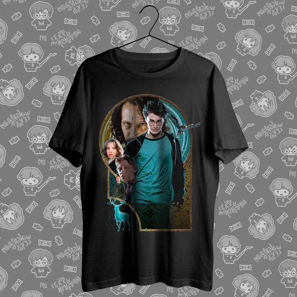 Camiseta Básica T-shirt estampada Unissex Harry Potter e o prisioneiro de Azkaban