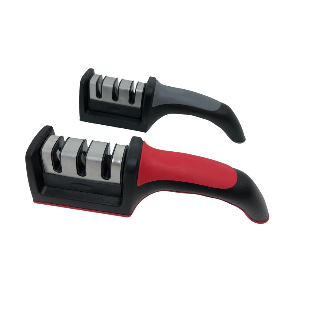 Afiador Amolador De Faca Inox 3 Fases Profissional - Churrasco, Carne, Legumes