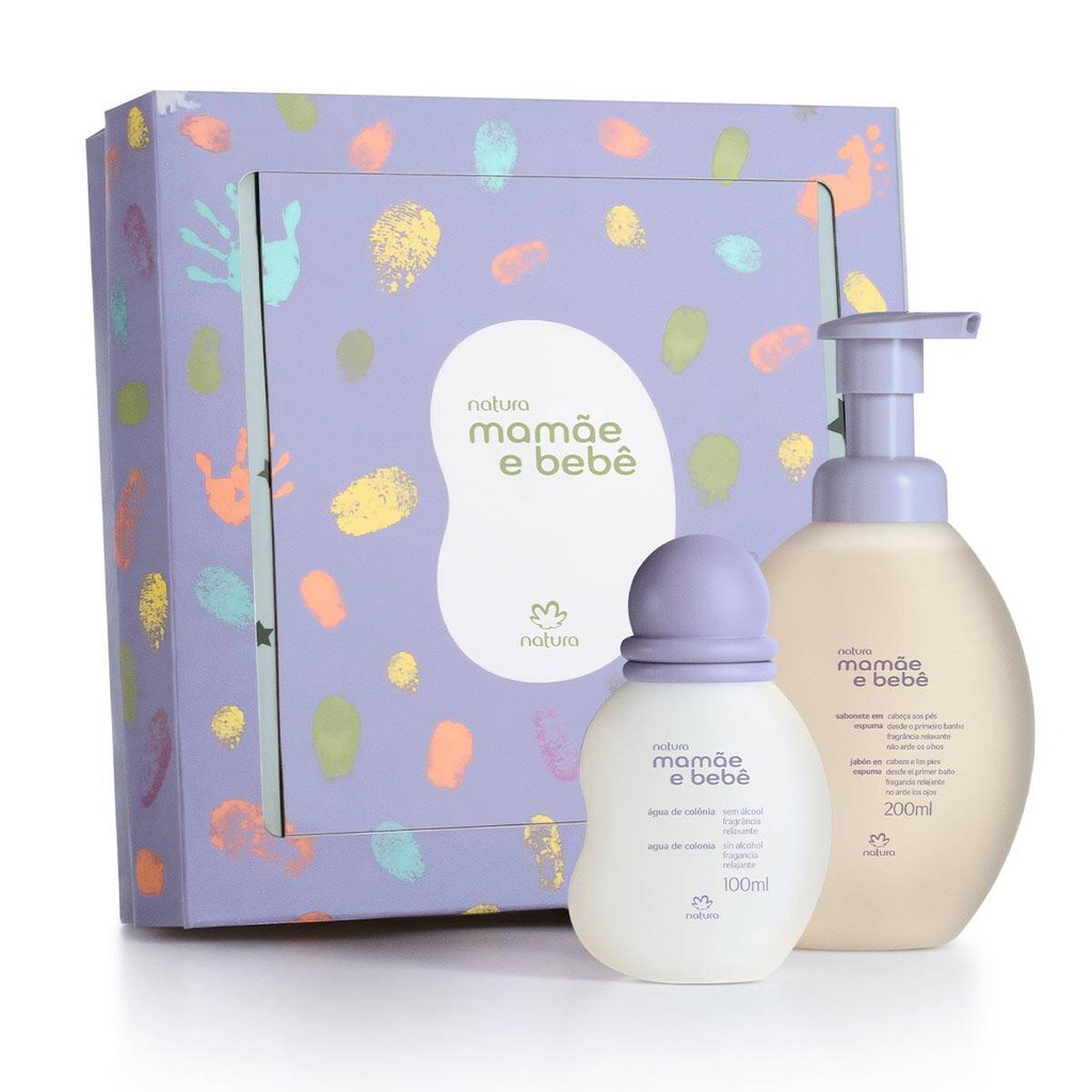 Kit Colonia Sabonete Liquido Mamae Bebe Relaxante Shopee Brasil