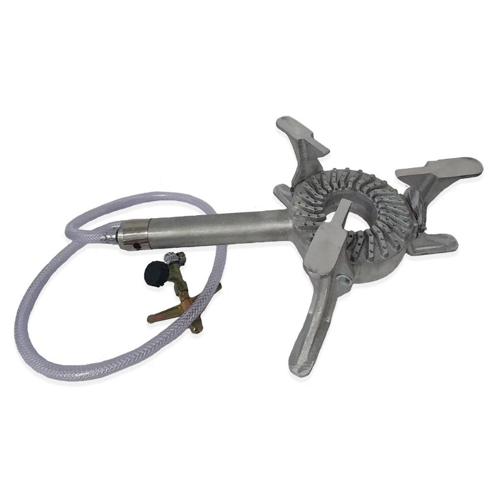 Fogareiro Alumínio Fundido Mini sem Suporte Mangueira 90cm - Volpato
