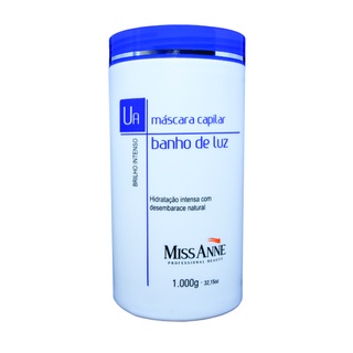 Mascara Capilar Miss Anne 1Kg Banho De Luz